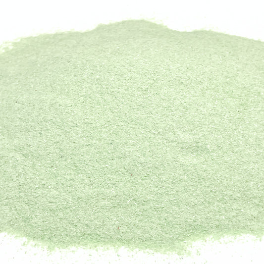Crushed PREMIUM Chrome Diopside (Pyroxene) Powder from Siberia, Fine Crush (<0.25mm) for Inlay, Metaphysical Resin Art, or Pigment Applications