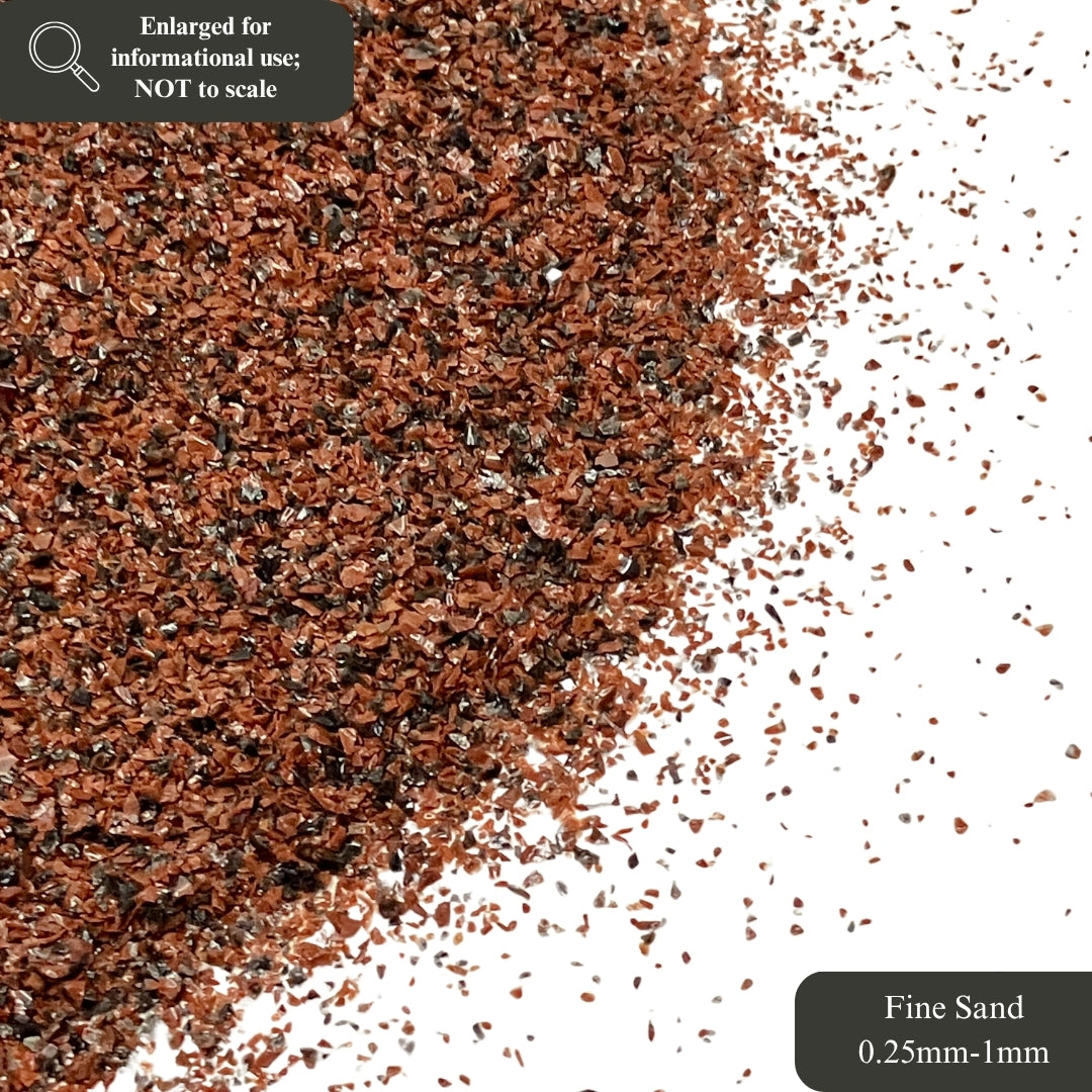 Crushed Mahogany Obsidian Sand from Mexico, 3 Sand Sizes for Woodworking and Ring Inlay, Resin Art, Memorial & Sand Jewelry