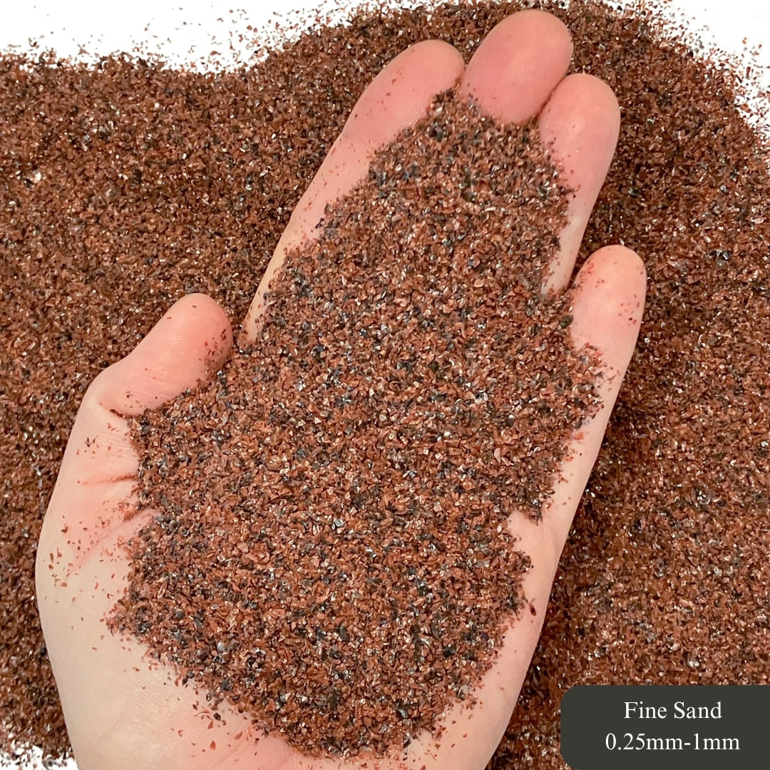 Crushed Mahogany Obsidian Sand from Mexico, 3 Sand Sizes for Woodworking and Ring Inlay, Resin Art, Memorial & Sand Jewelry