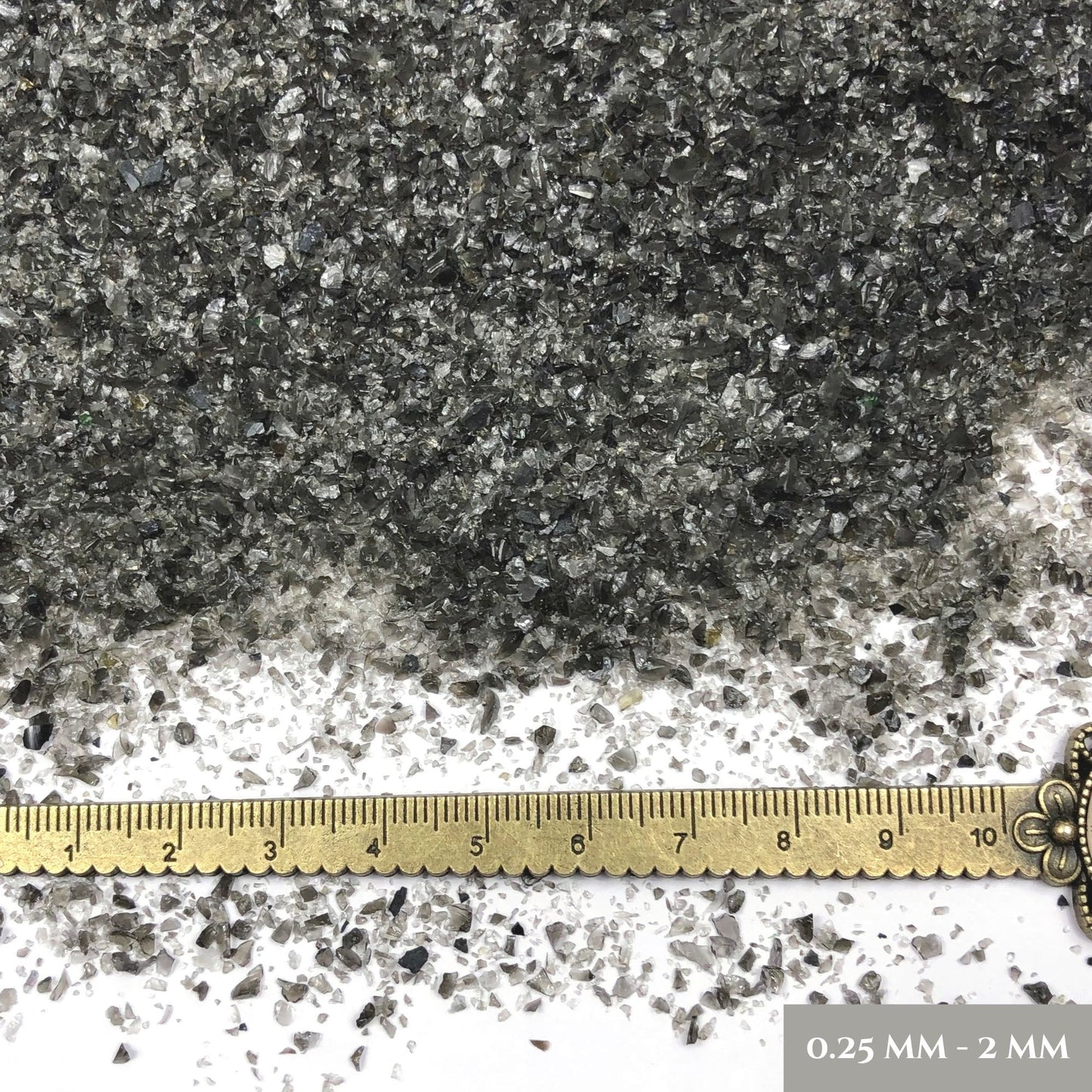 Crushed Black Obsidian Sand from Mexico, 3 Sand Sizes for Woodworking and Ring Inlay, Resin Art, Memorial Jewelry