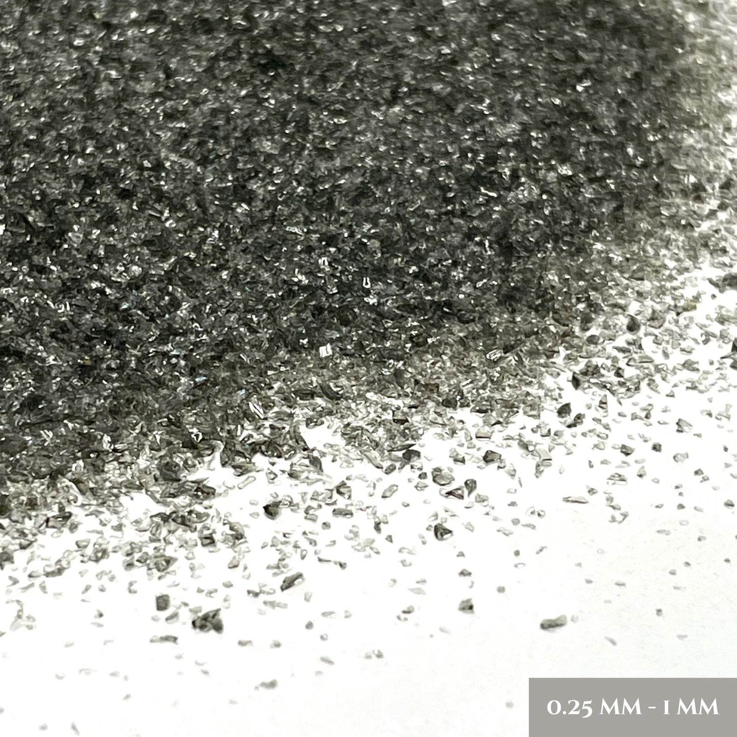 Crushed Black Obsidian Sand from Mexico, 3 Sand Sizes for Woodworking and Ring Inlay, Resin Art, Memorial Jewelry