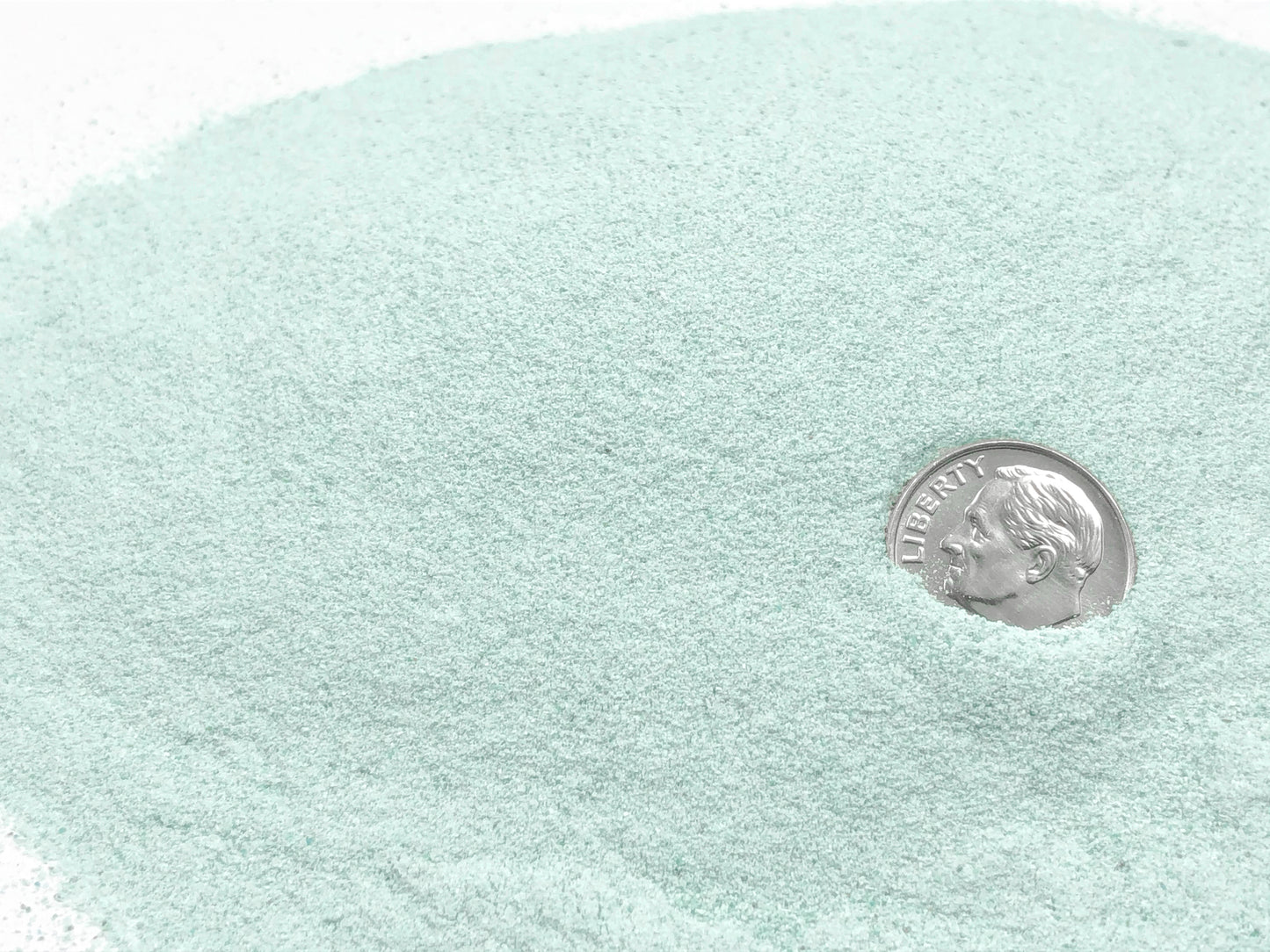 Crushed Light Blue Chrysocolla from Peru, Fine Crush, Powder Size, <0.25mm