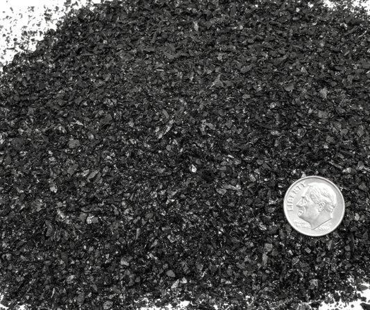 Crushed Black Tourmaline Sand from Brazil, Medium Sand (0.25mm-2mm)