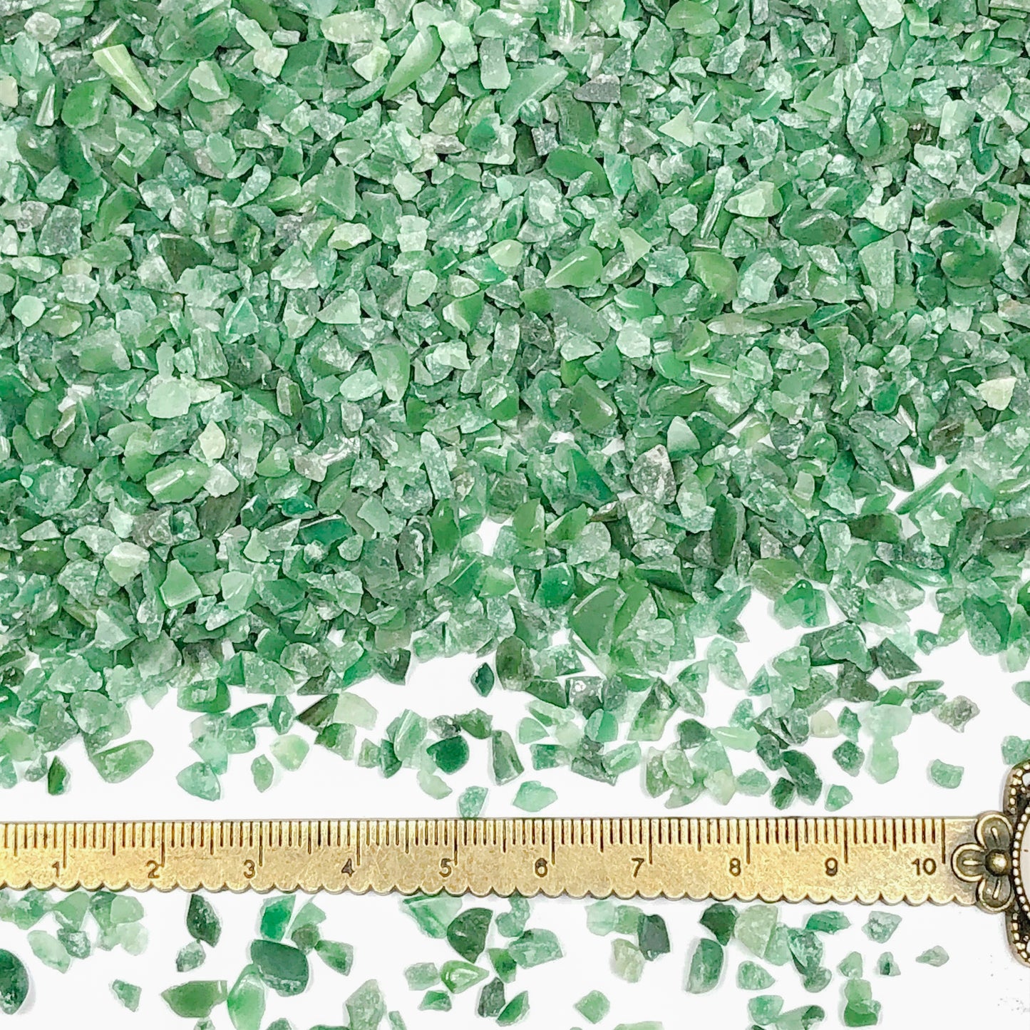 Crushed Green Buddstone from South Africa, Coarse Crush, Gravel Size, 4mm - 2mm