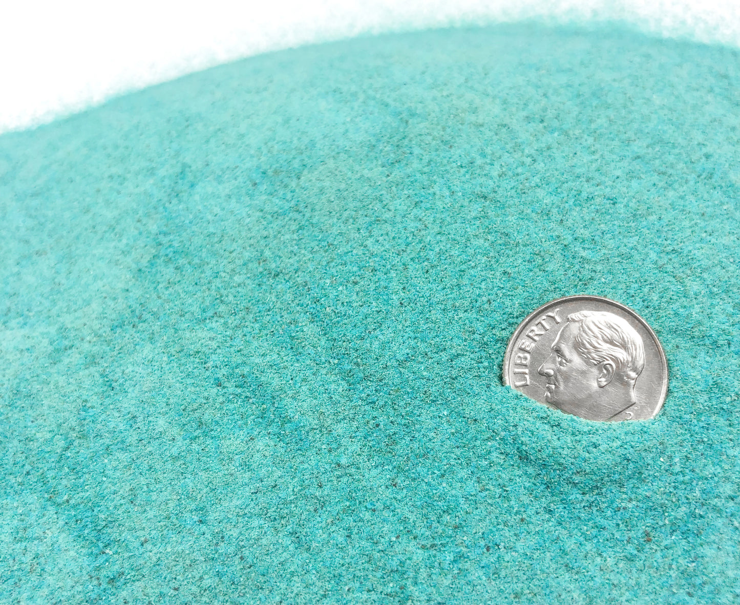 Crushed Dark Blue Chrysocolla from Peru, Fine Crush, Powder Size, <0.25mm