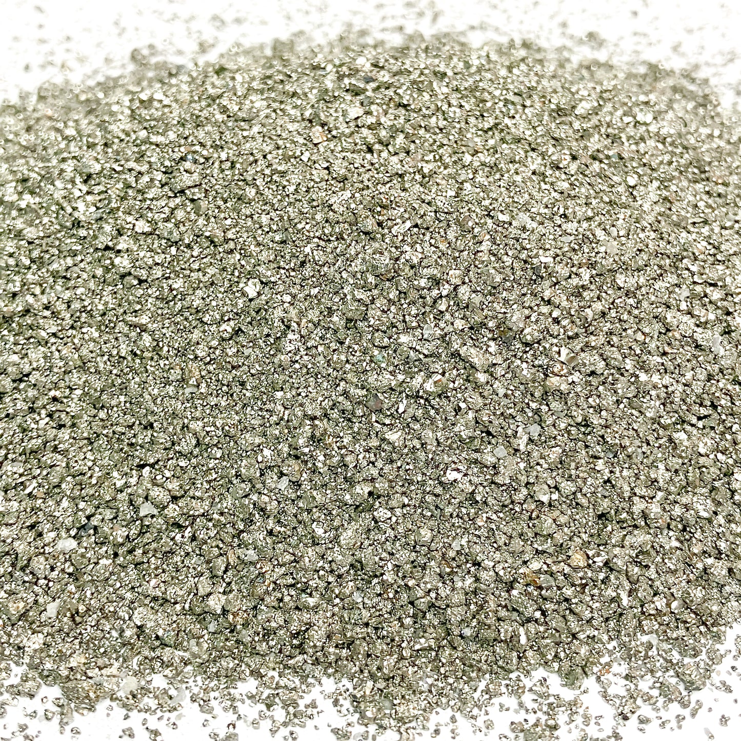 *CLOSEOUT* Crushed Cocada Pyrite Sand from Peru, Medium Sand (0.25mm-2mm) for Woodworking and Ring Inlay, Resin Art, Memorial Jewelry, Bulk Material
