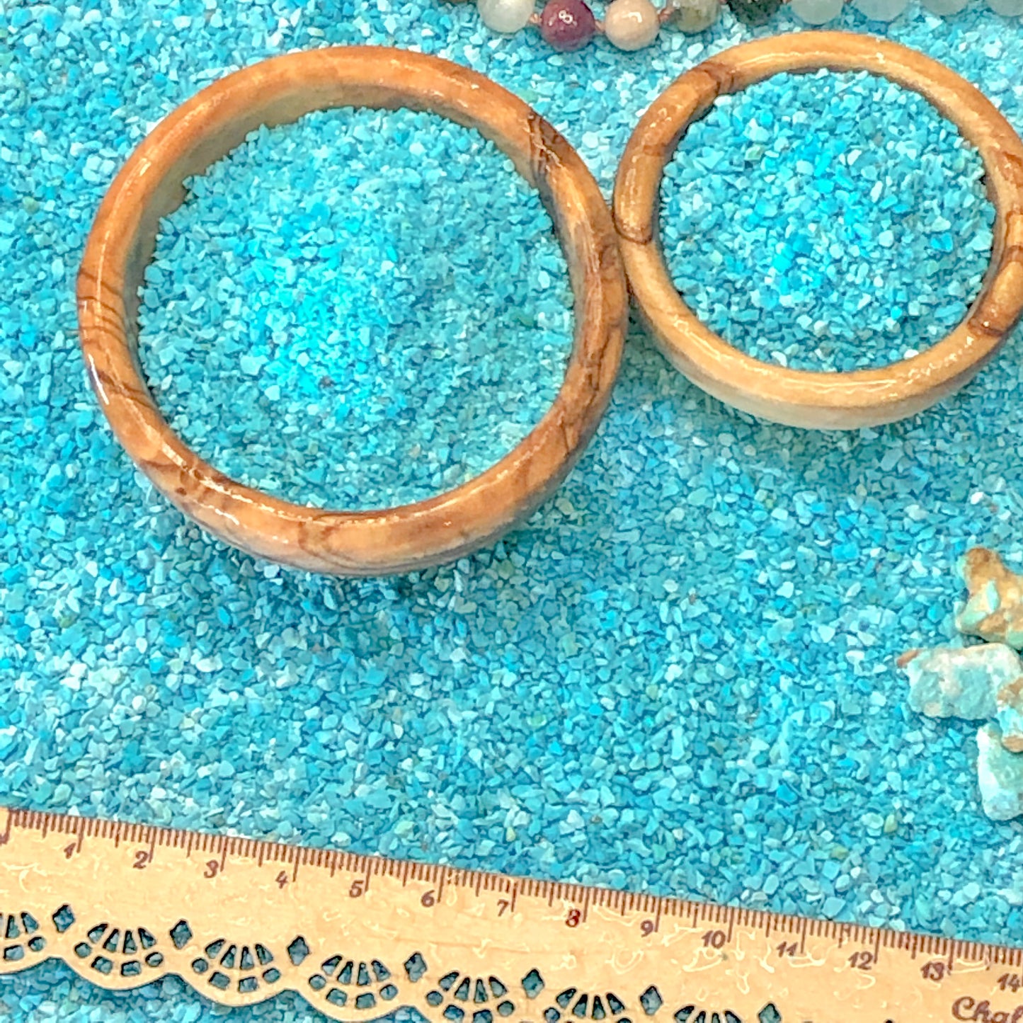 Crushed Blue Sleeping Beauty Turquoise from Arizona, Medium Crush, Sand Size, 2mm - 0.25mm