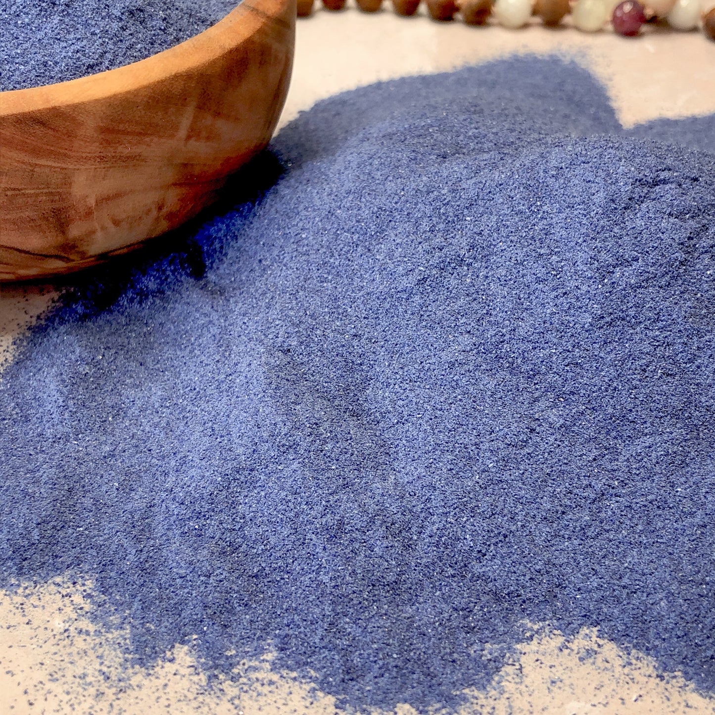 Crushed Midnight Blue Goldstone (Synthetic), Fine Crush, Powder Size, <0.25mm