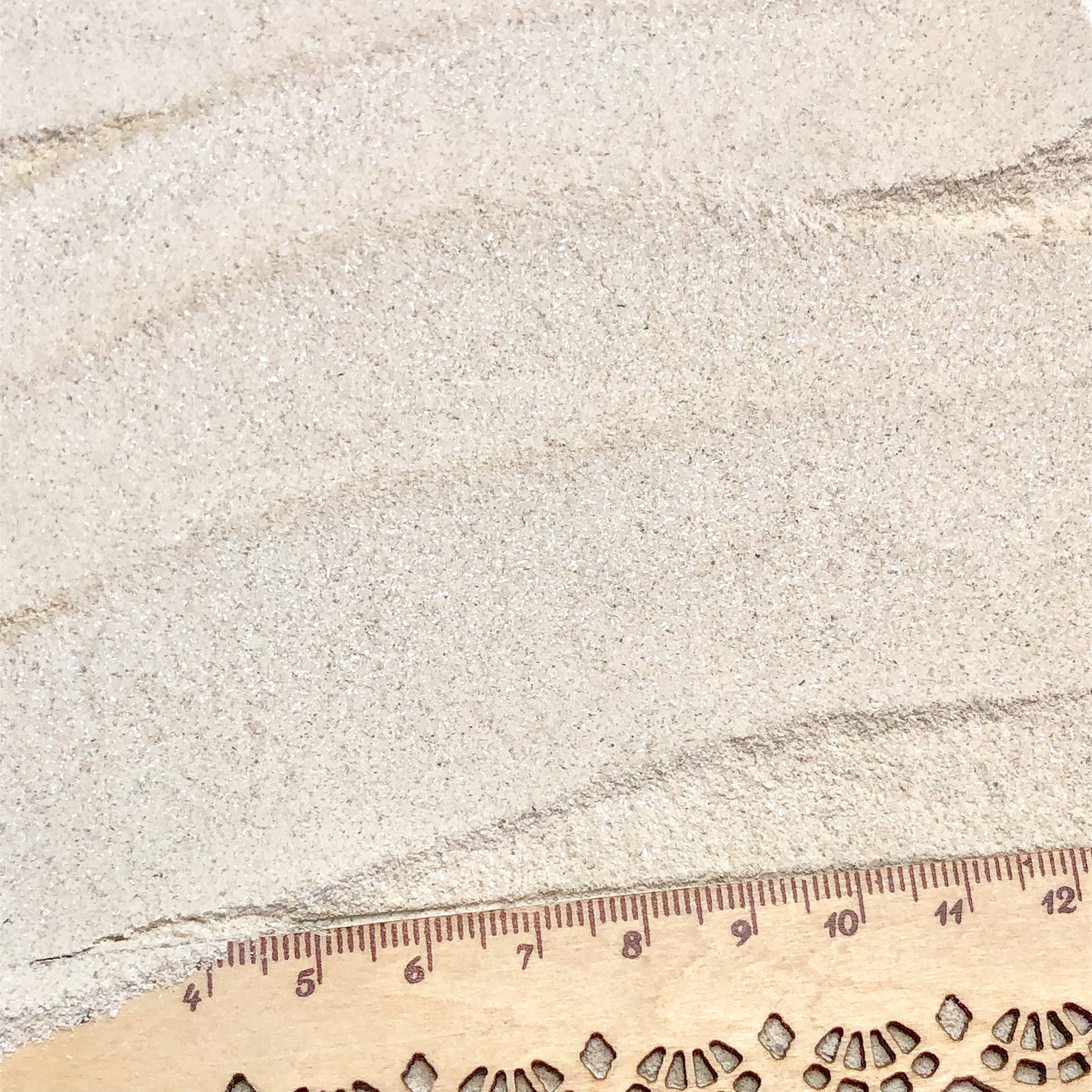 Crushed Flashy Silver-Cream Abalone from Mexico, Fine Crush, Powder Size, <0.25mm