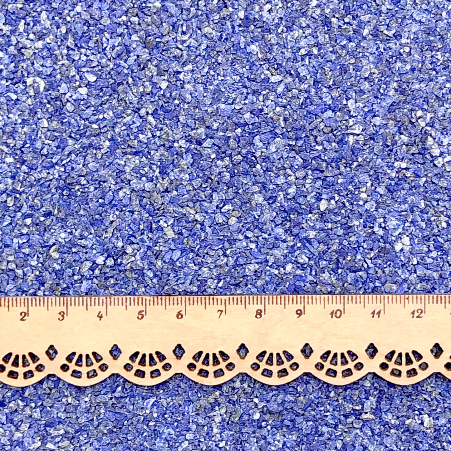 Crushed Royal Blue Lapis Lazuli Sand (Grade AA) from Afghanistan, Medium Sand (0.25mm-2mm) for Ring Inlay, Resin Art, Memorial Jewelry