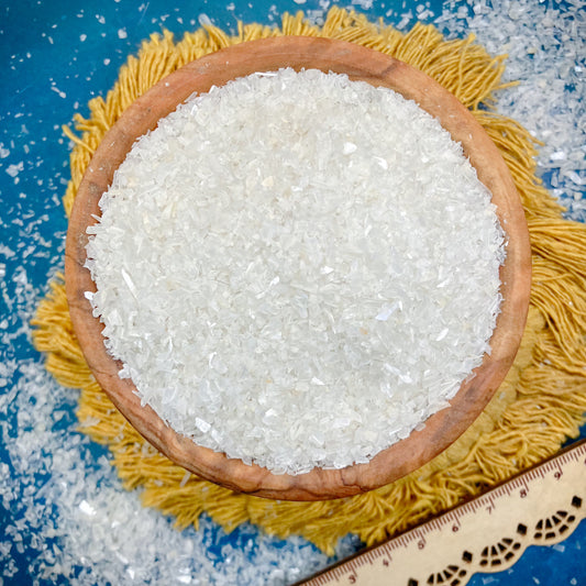Crushed Creamy White Moonstone Sand (Grade A) from India, Medium Sand (0.25mm-2mm)