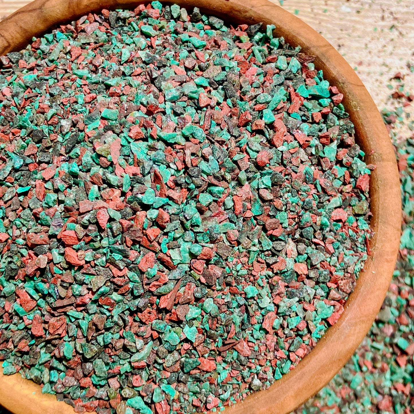 Crushed Sonora Sunrise/Sunset Sand from Mexico, Medium Crush (0.25mm-2mm) for Woodworking and Ring Inlay, Resin Art, Memorial Jewelry
