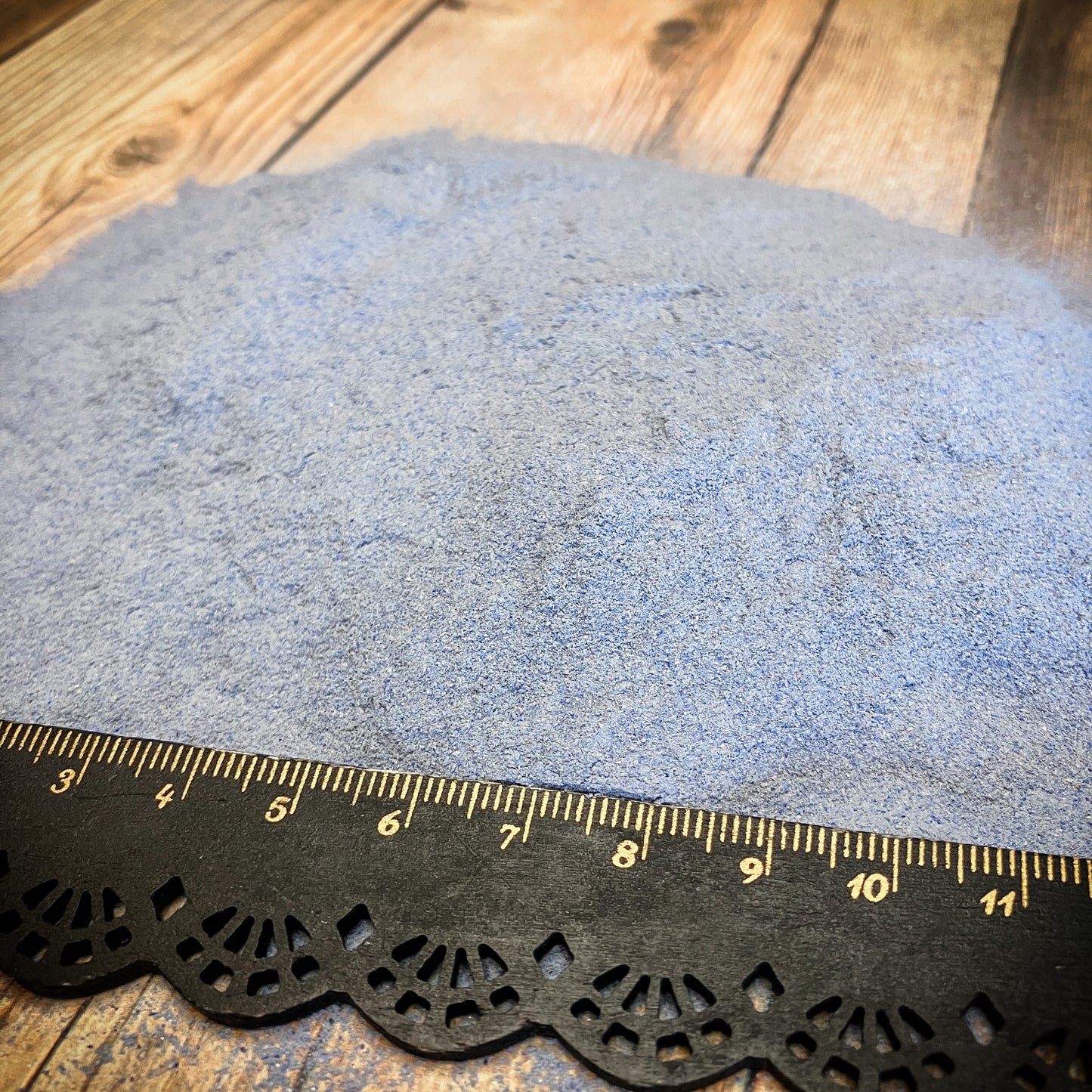 Crushed Lapis Lazuli (Grade A) Powder from Pakistan, Fine Crush (<0.25mm) for Inlay, Metaphysical Resin Art, or Pigment Applications