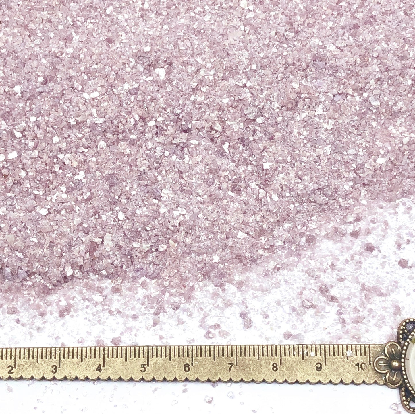 Crushed Lilac Lepidolite from Brazil, Medium Crush, Sand Size, 2mm - 0.25mm