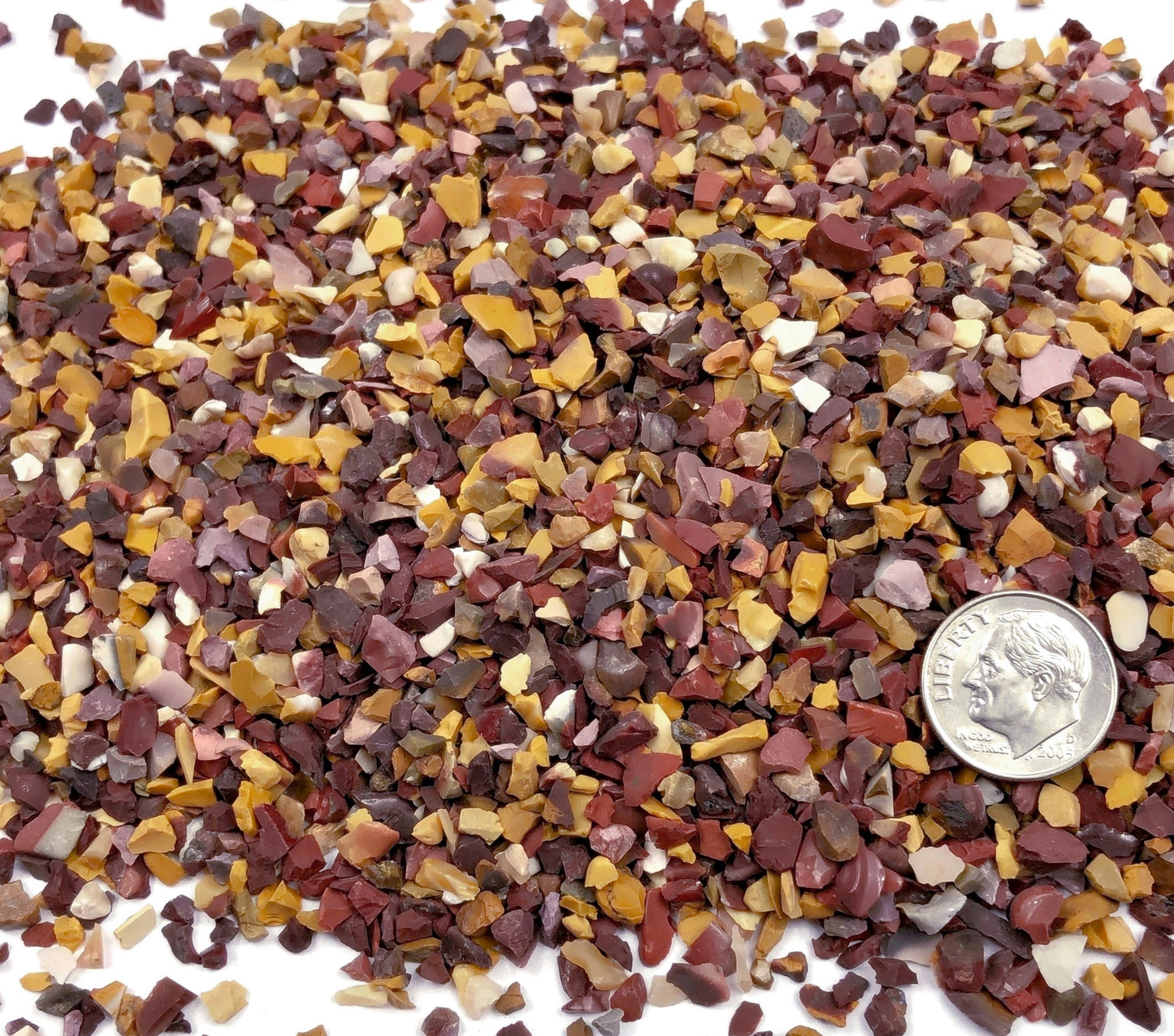 Crushed Mookaite from Australia, Coarse Crush, Gravel Size, 4mm - 2mm