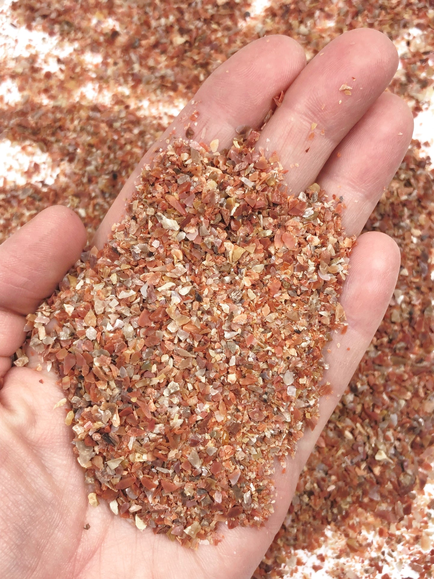 Crushed Petrified Wood Sand from Arizona, Medium Sand (0.25mm-2mm)