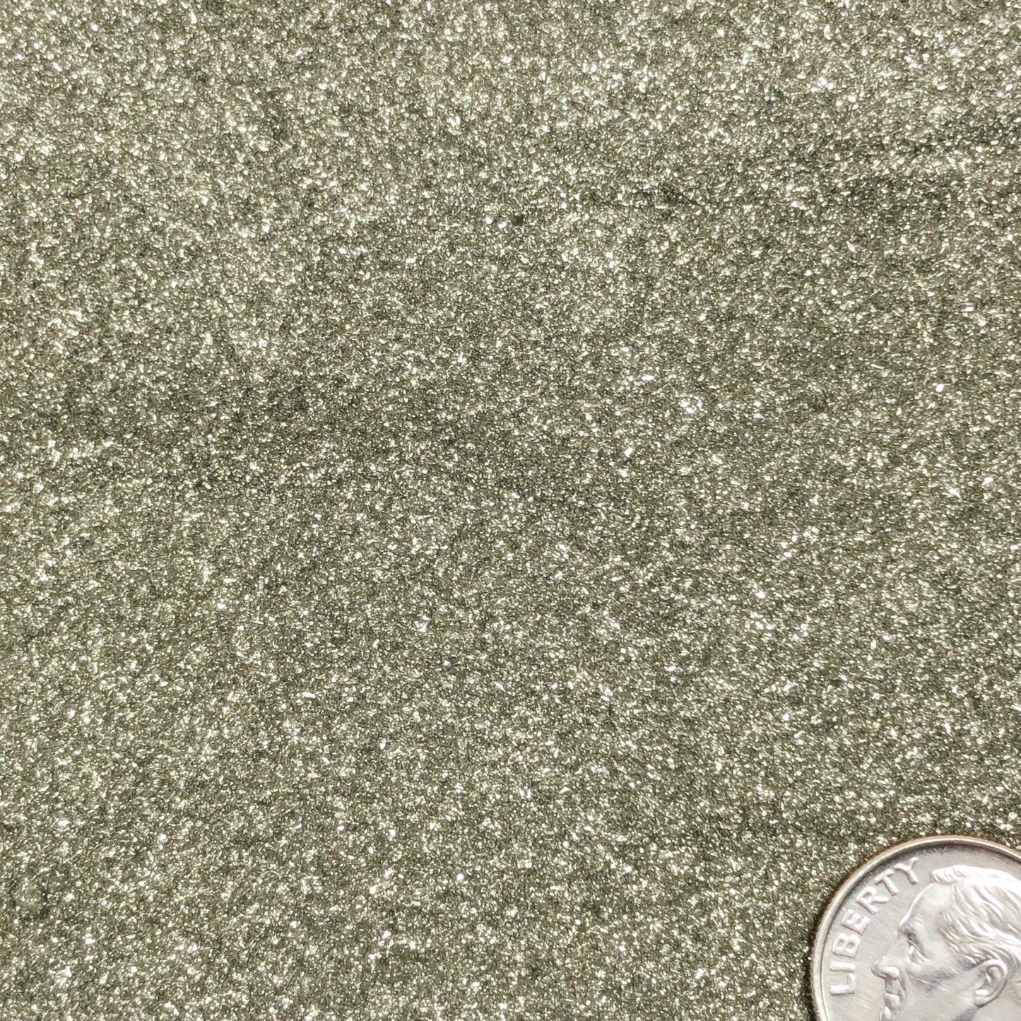 Crushed Silvery-Gold Cocada Pyrite (Grade A) from Peru, Fine Crush, Powder Size, <0.25mm