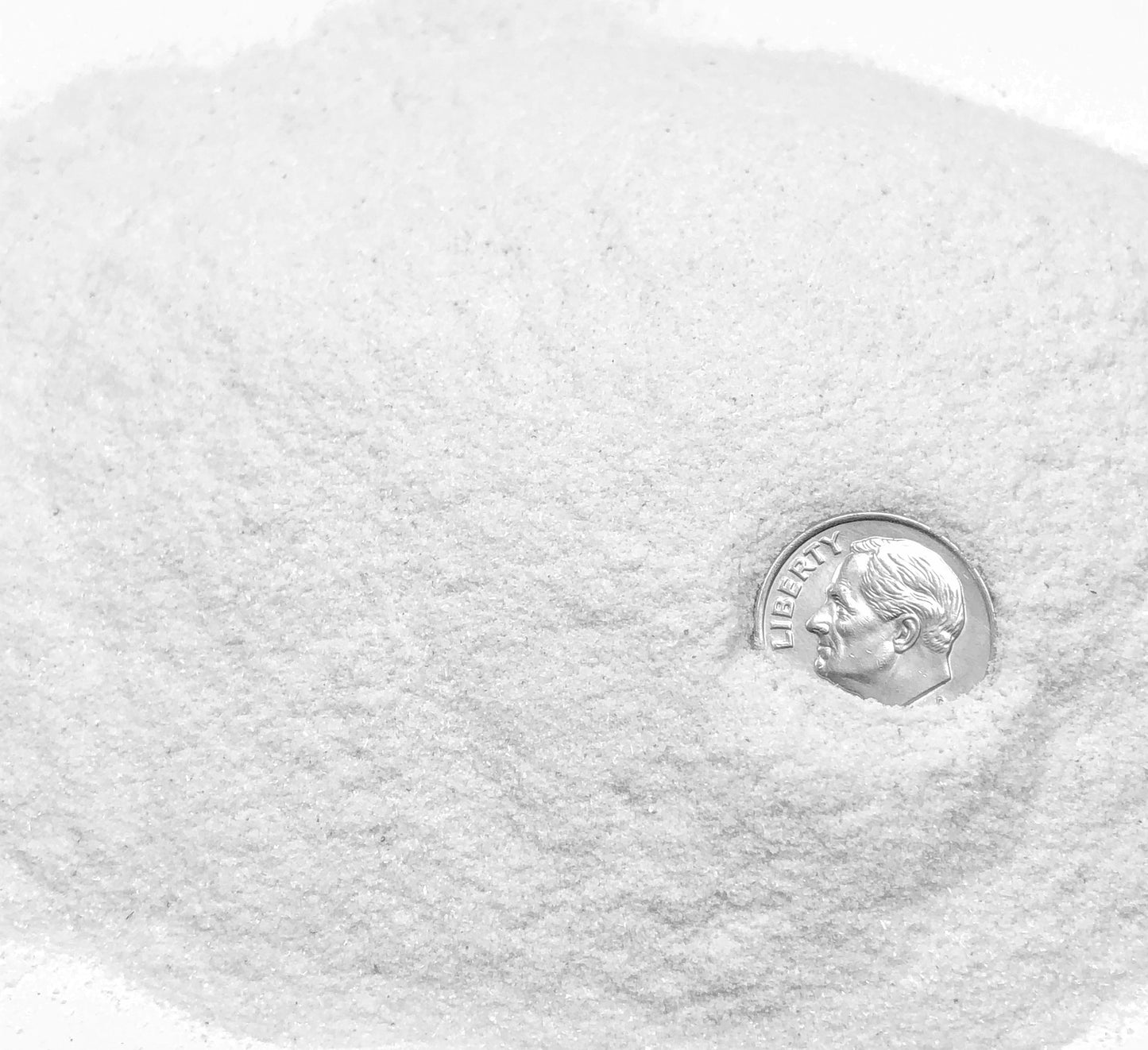 Crushed Clear Quartz (Rock Crystal) from Brazil, Fine Crush, Powder Size, <0.25mm