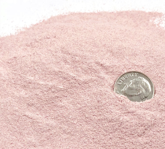*CLOSEOUT* Crushed Dusty Rose Howlite Powder (Dyed) from Zimbabwe, 2 Ounces, Fine Crush (<0.25mm)