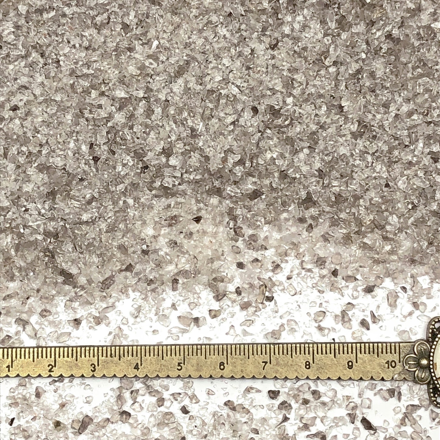Crushed Smoky Quartz (Grade A) from Brazil, Medium Crush, Sand Size, 2mm - 0.25mm