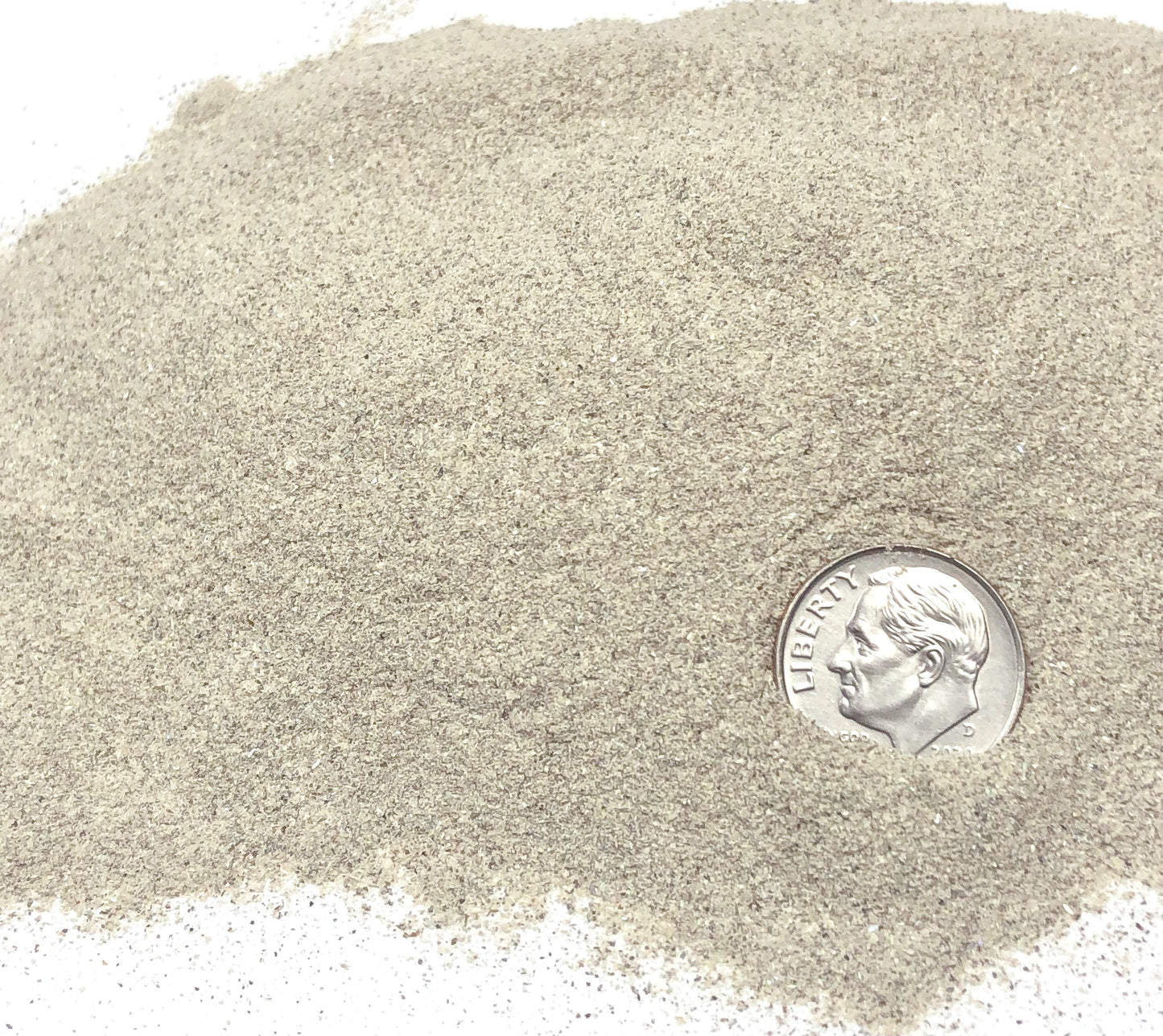 Crushed Iridescent Abalone (Paua) from the Gulf of Mexico, Fine Crush, Powder Size, <0.25mm