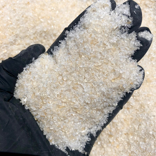 Crushed Golden Citrine Sand (Grade A) from Brazil, Medium Sand (0.25mm-2mm)