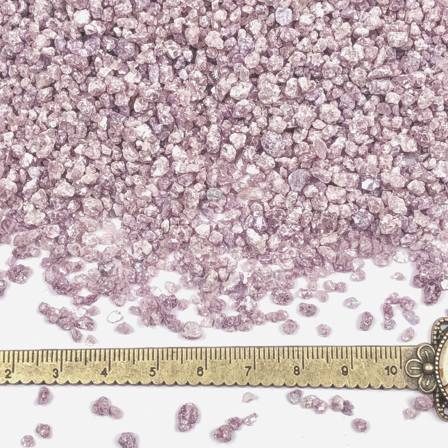 Crushed Lilac Lepidolite From Brazil, Coarse Crush, Gravel Size, 4mm - 2mm