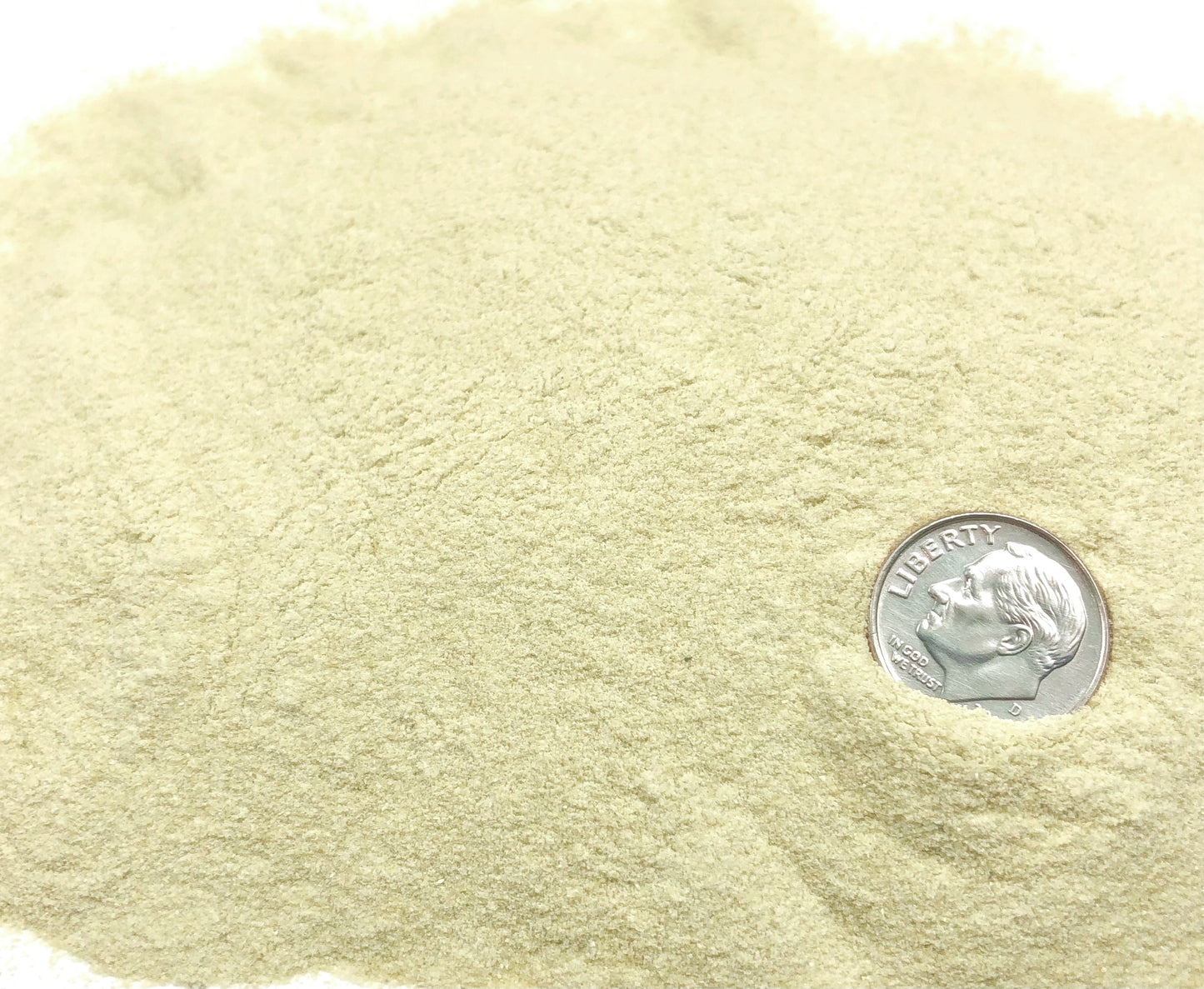 Crushed Olive-Green Opal from Madagascar, Fine Crush, Powder Size, <0.25mm