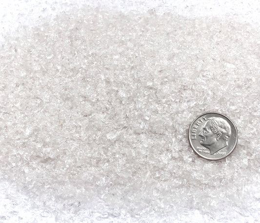 Crushed Clear Quartz (Rock Crystal) Sand from Brazil, Medium Sand (0.25mm-2mm)
