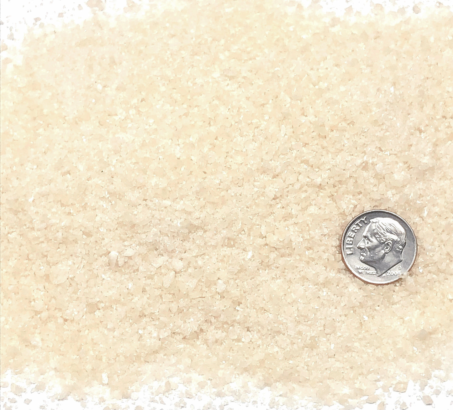 Crushed Yellow Calcite from Mexico, Medium Crush, Sand Size, 2mm - 0.25mm