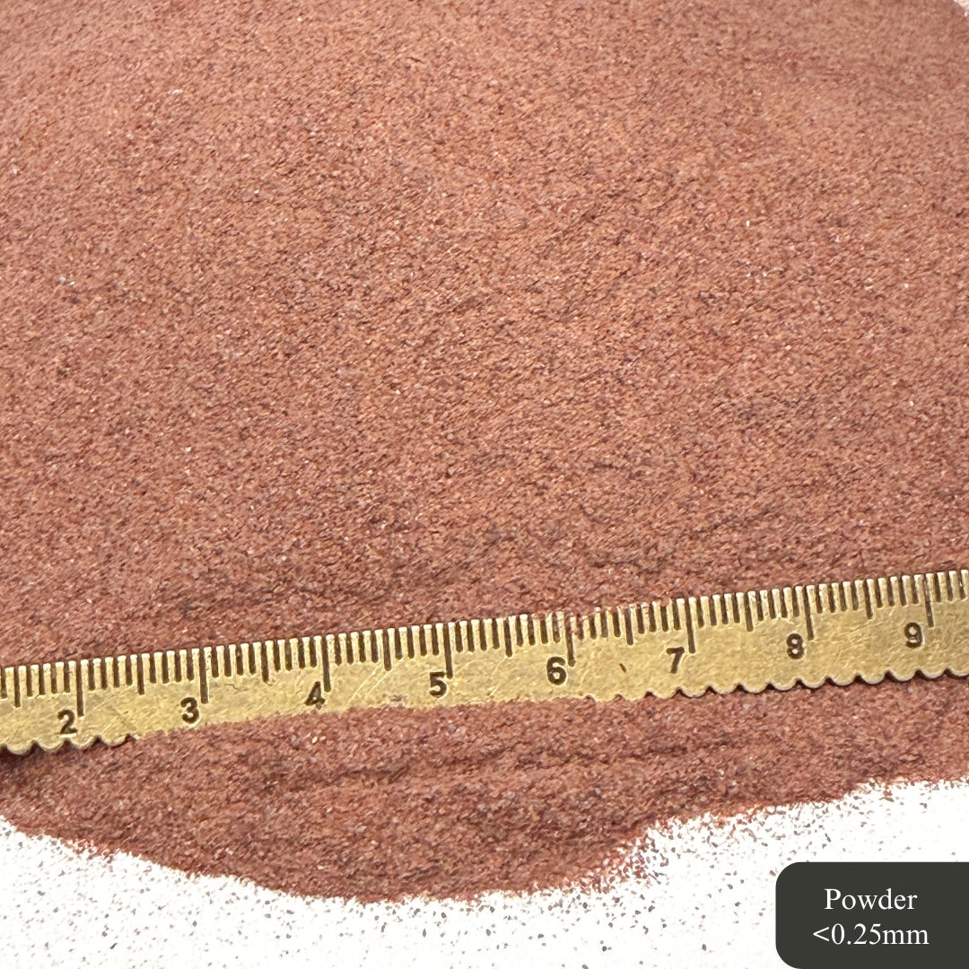 Crushed Mahogany Obsidian Powder from Mexico, Fine Crush (<0.25mm) for Inlay, Metaphysical Resin Art, or Pigment Applications