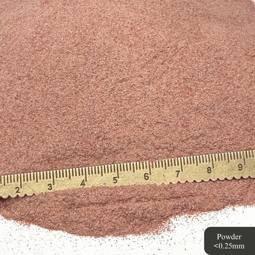 Crushed Mahogany Obsidian Powder from Mexico, Fine Crush (<0.25mm) for Inlay, Metaphysical Resin Art, or Pigment Applications