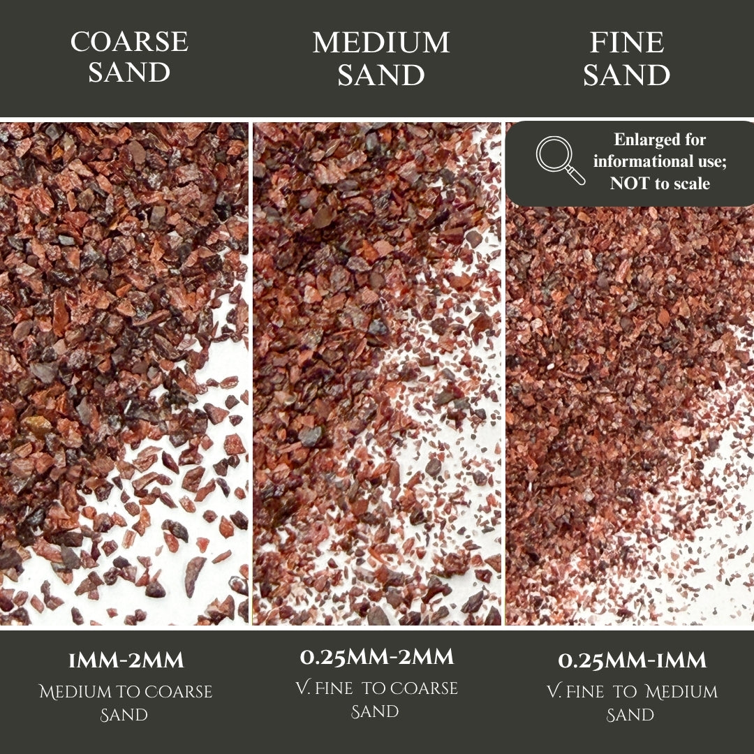 Crushed Red Tiger's Eye Sand from South Africa, 3 Sand Sizes for Woodworking and Ring Inlay, Resin Art, Memorial & Sand Jewelry