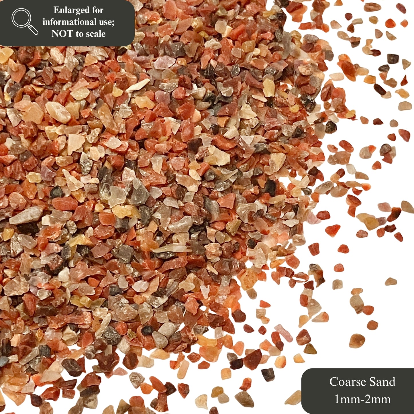 Crushed Petrified Wood Sand from Arizona, 3 Sand Sizes for Woodworking and Ring Inlay, Resin Art, Memorial Jewelry