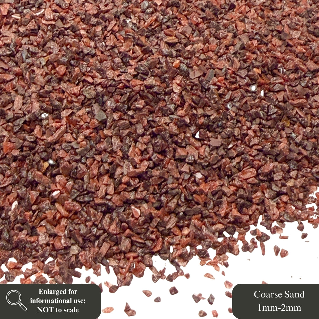 Crushed Red Tiger's Eye Sand from South Africa, 3 Sand Sizes for Woodworking and Ring Inlay, Resin Art, Memorial & Sand Jewelry