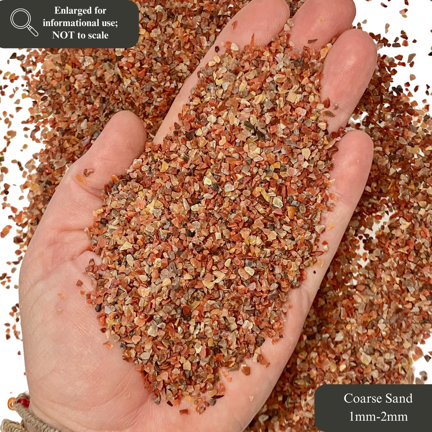 Crushed Petrified Wood Sand from Arizona, 3 Sand Sizes for Woodworking and Ring Inlay, Resin Art, Memorial Jewelry