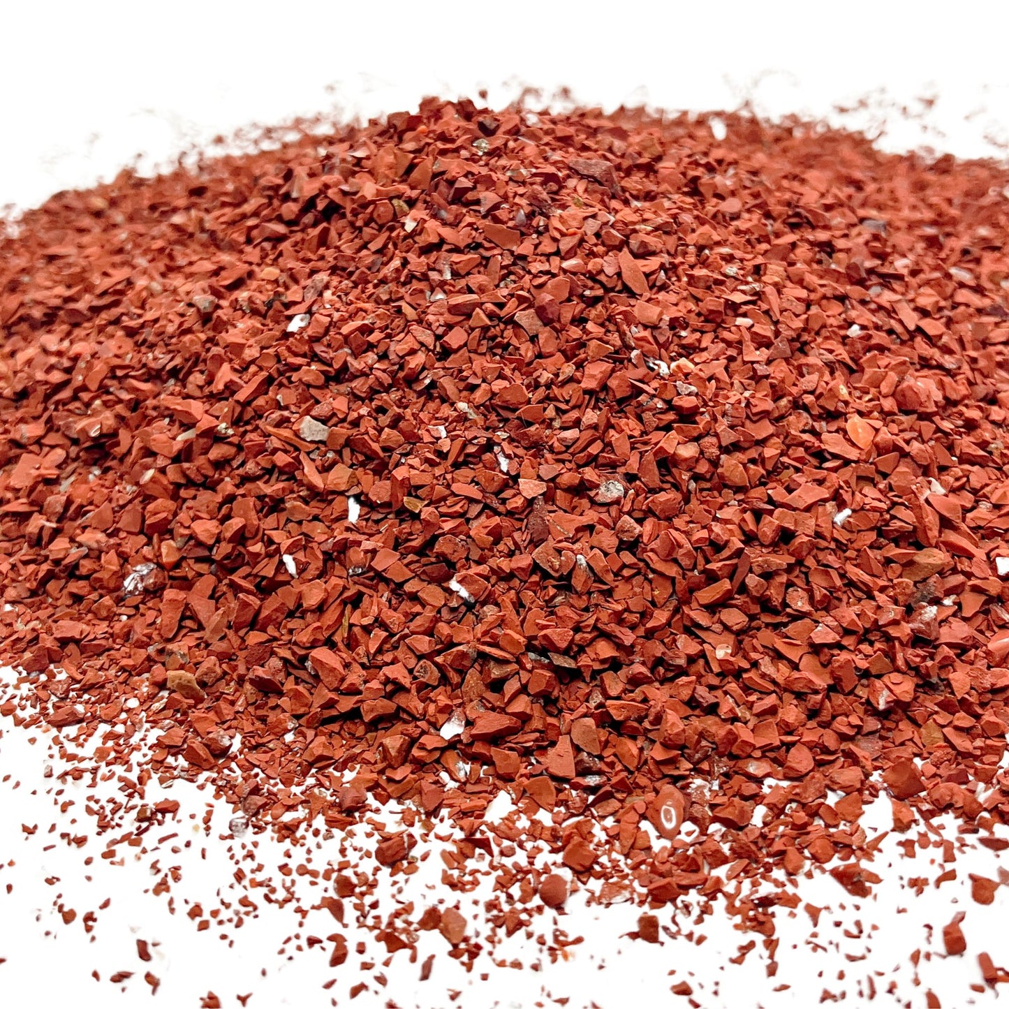 *CLOSEOUT* Crushed Red Jasper Sand from South Africa, 2 Ounces, Medium Crush (0.25mm-2mm) for Inlay, Resin Art, Memorial Jewelry