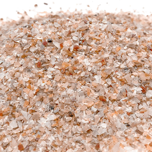 *CLOSEOUT* Crushed Petrified Wood Chalcedony Sand from Arizona, Medium Sand (0.25mm-2mm) for Woodworking and Ring Inlay, Resin Art, Memorial Jewelry