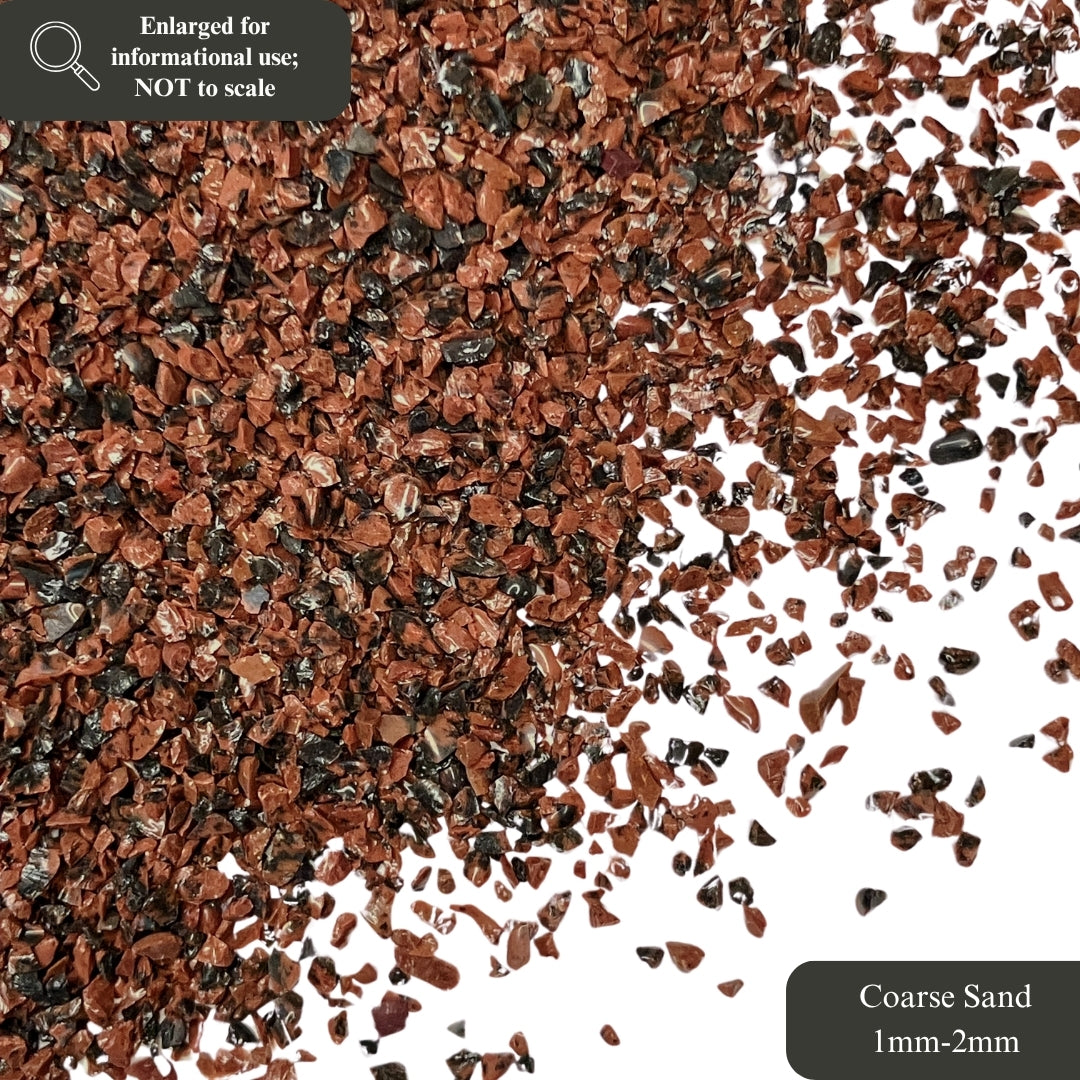 Crushed Mahogany Obsidian Sand from Mexico, 3 Sand Sizes for Woodworking and Ring Inlay, Resin Art, Memorial & Sand Jewelry