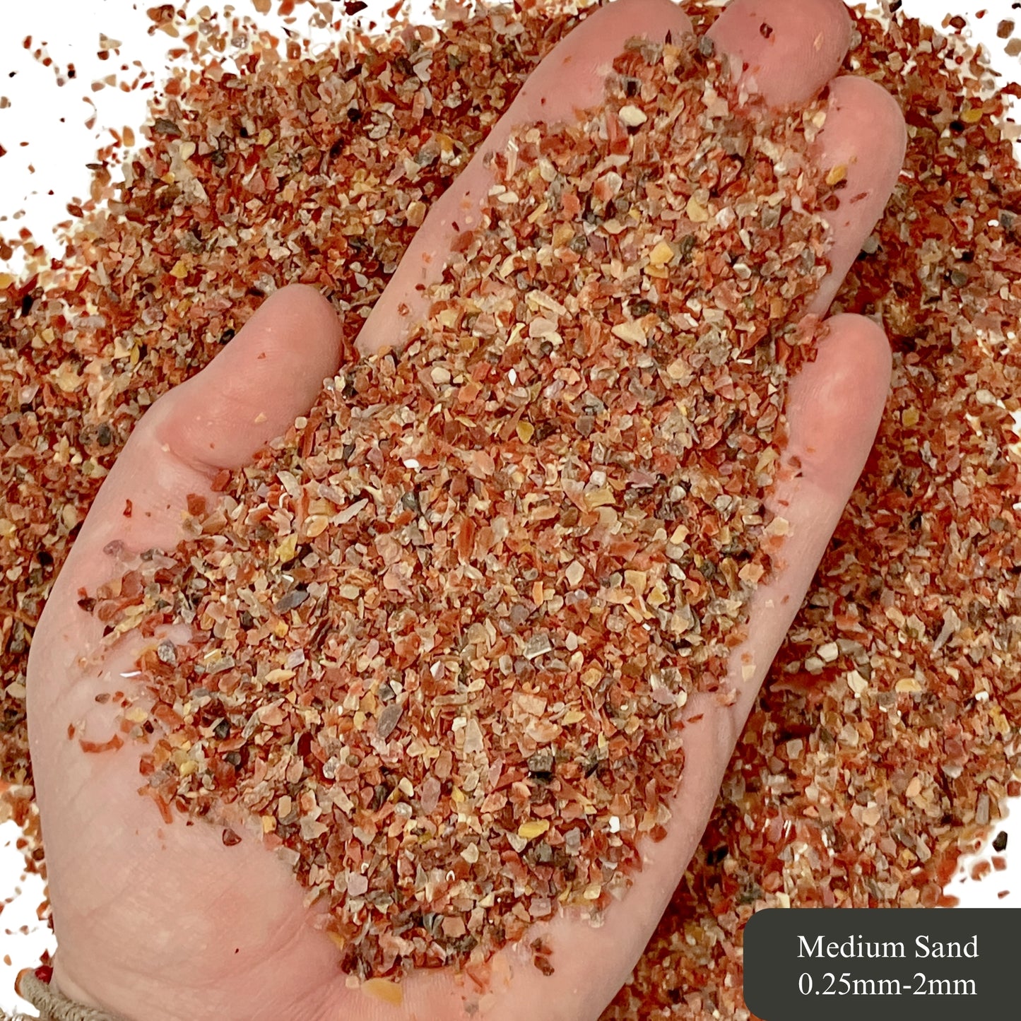 Crushed Petrified Wood Sand from Arizona, 3 Sand Sizes for Woodworking and Ring Inlay, Resin Art, Memorial Jewelry