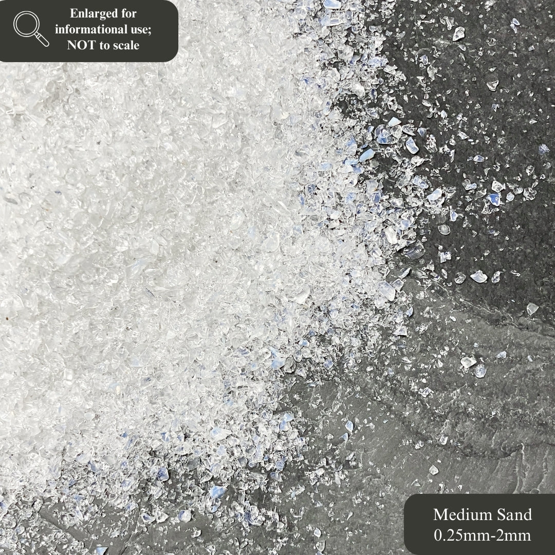 Crushed Opalite Sand (Synthetic), 3 Sand Sizes for Woodworking and Ring Inlay, Resin Art, Metaphysical Crafts, Memorial & Sand Jewelry