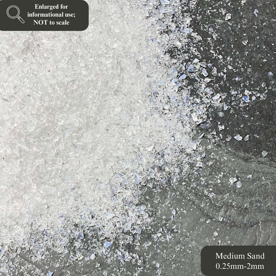 Crushed Opalite Sand (Synthetic), 3 Sand Sizes for Woodworking and Ring Inlay, Resin Art, Metaphysical Crafts, Memorial & Sand Jewelry