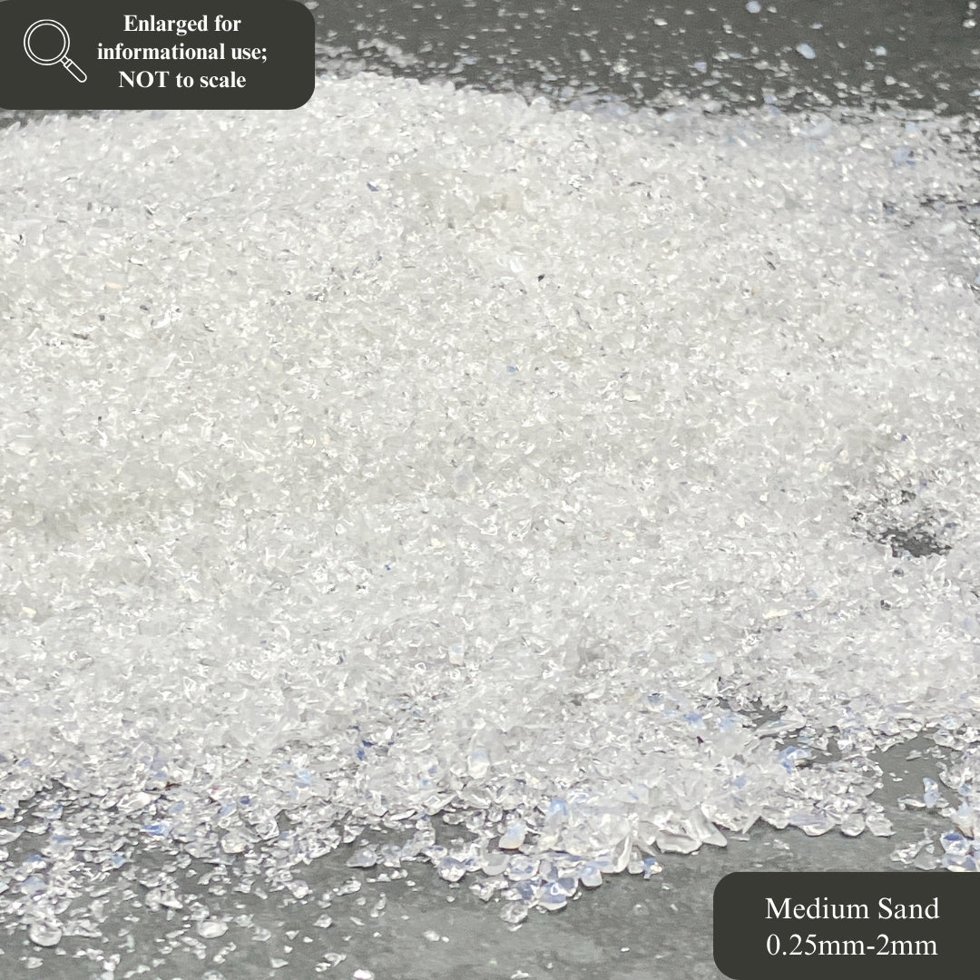 Crushed Opalite Sand (Synthetic), 3 Sand Sizes for Woodworking and Ring Inlay, Resin Art, Metaphysical Crafts, Memorial & Sand Jewelry