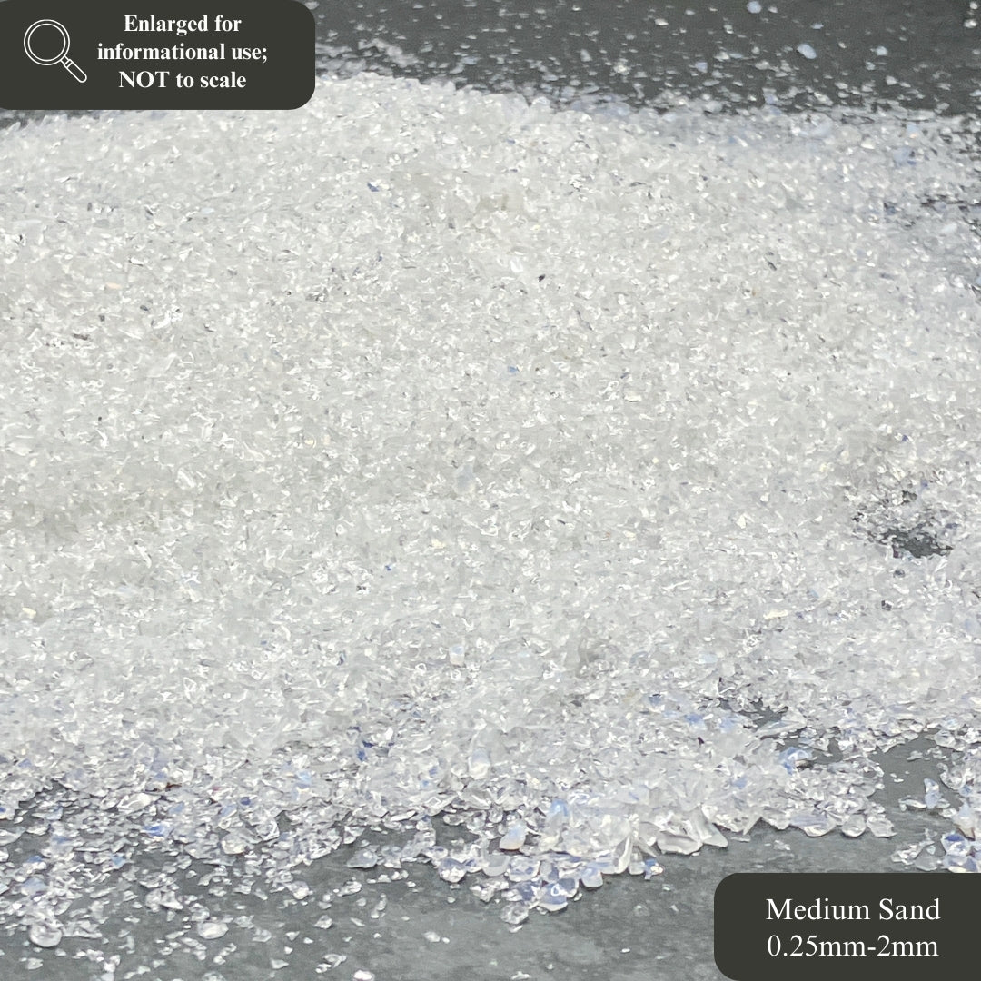 Crushed Opalite Sand (Synthetic), 3 Sand Sizes for Woodworking and Ring Inlay, Resin Art, Metaphysical Crafts, Memorial & Sand Jewelry