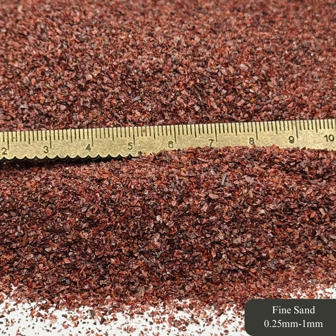 Crushed Red Tiger's Eye Sand from South Africa, 3 Sand Sizes for Woodworking and Ring Inlay, Resin Art, Memorial & Sand Jewelry