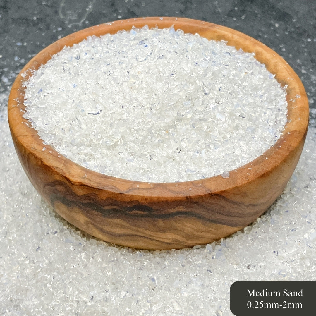 Crushed Opalite Sand (Synthetic), 3 Sand Sizes for Woodworking and Ring Inlay, Resin Art, Metaphysical Crafts, Memorial & Sand Jewelry