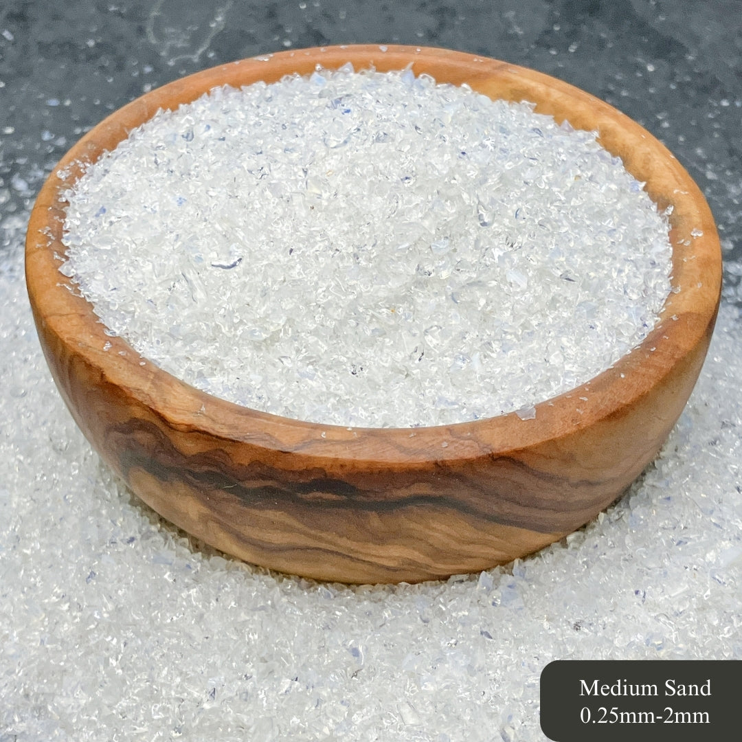 Crushed Opalite Sand (Synthetic), 3 Sand Sizes for Woodworking and Ring Inlay, Resin Art, Metaphysical Crafts, Memorial & Sand Jewelry
