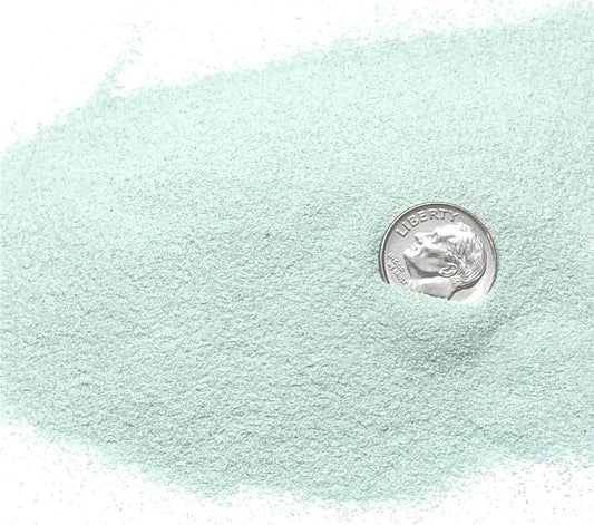 Crushed Blue-Green Turquoise (Lab-Created), Fine Crush, Powder Size, <0.25mm
