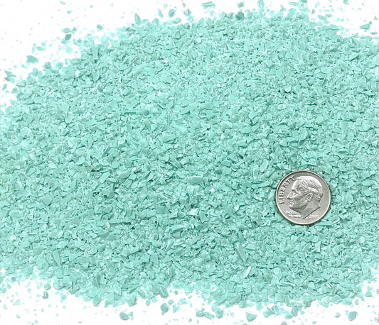 Crushed Blue-Green Turquoise (Lab-Created), Medium Crush, Sand Size, 2mm - 0.25mm