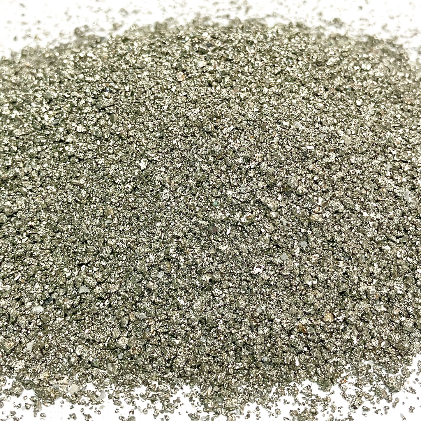 *CLOSEOUT* Crushed Cocada Pyrite Sand from Peru, Medium Sand (0.25mm-2mm) for Woodworking and Ring Inlay, Resin Art, Memorial Jewelry, Bulk Material
